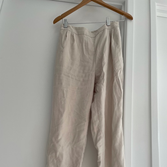 Zara basic collection pleated trousers with pockets | size S - Picture 3 of 5